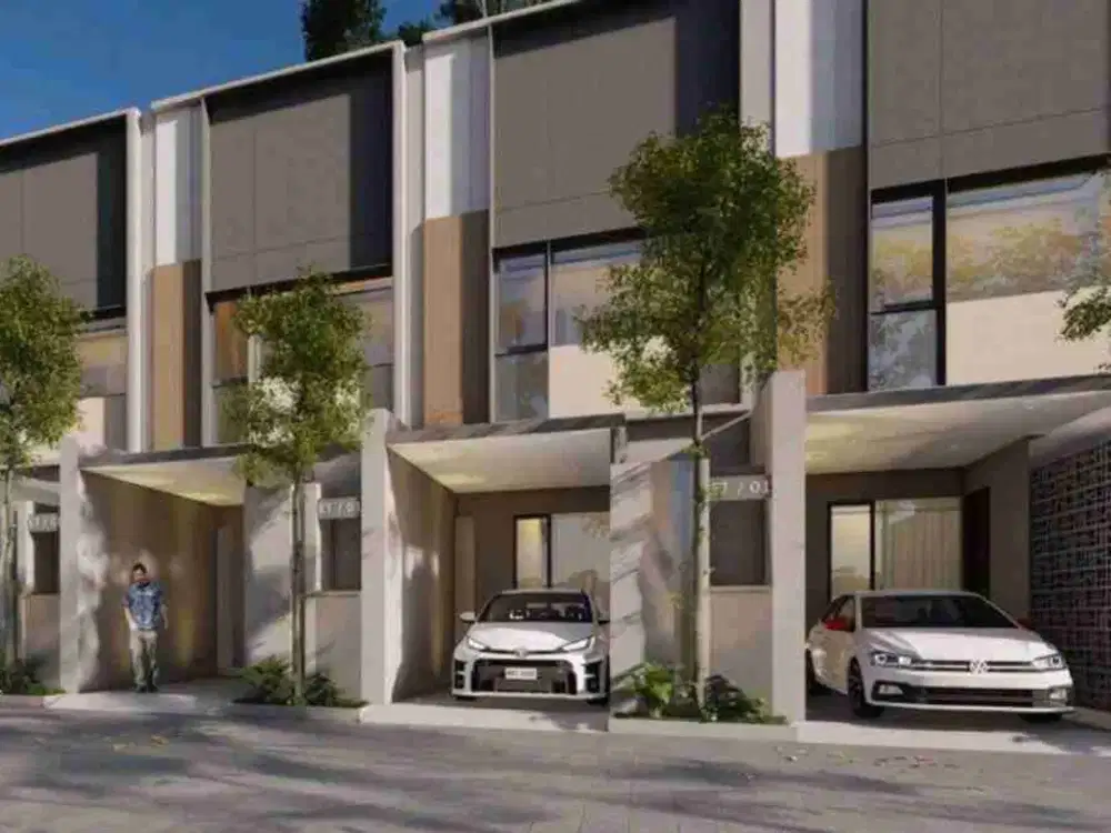 Rumah cluster di Cipinang Pulo Gadung 2 lantai KPR strategis ke gerbang tol Jatinegara, becakayu,dan dekat kampus universitas Indonesia Jakarta