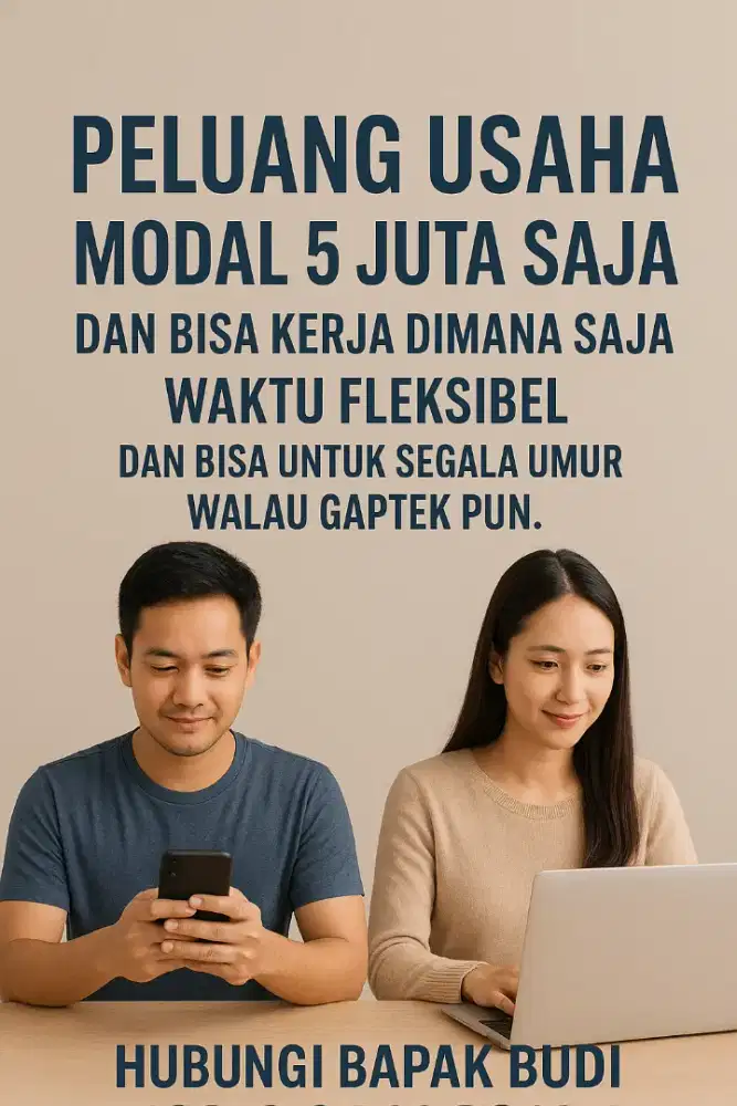 Peluang Usaha Kerja dari mana saja bisa untuk segala usia wa saja ya