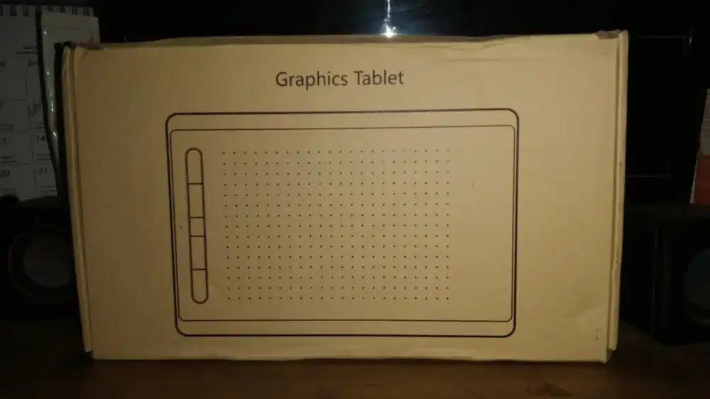 DI JUAL Drawing Tablet GOOJODOQ 8 inci Warna Merah