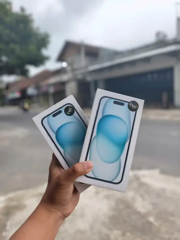 iPhone 15 128gb biru segel