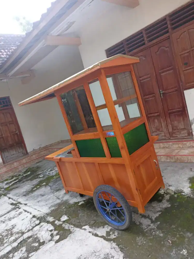 Sedia Gerobak Angkringan, Bakso Mie Ayam, Bubur, Sate, Soto, Pecel dll