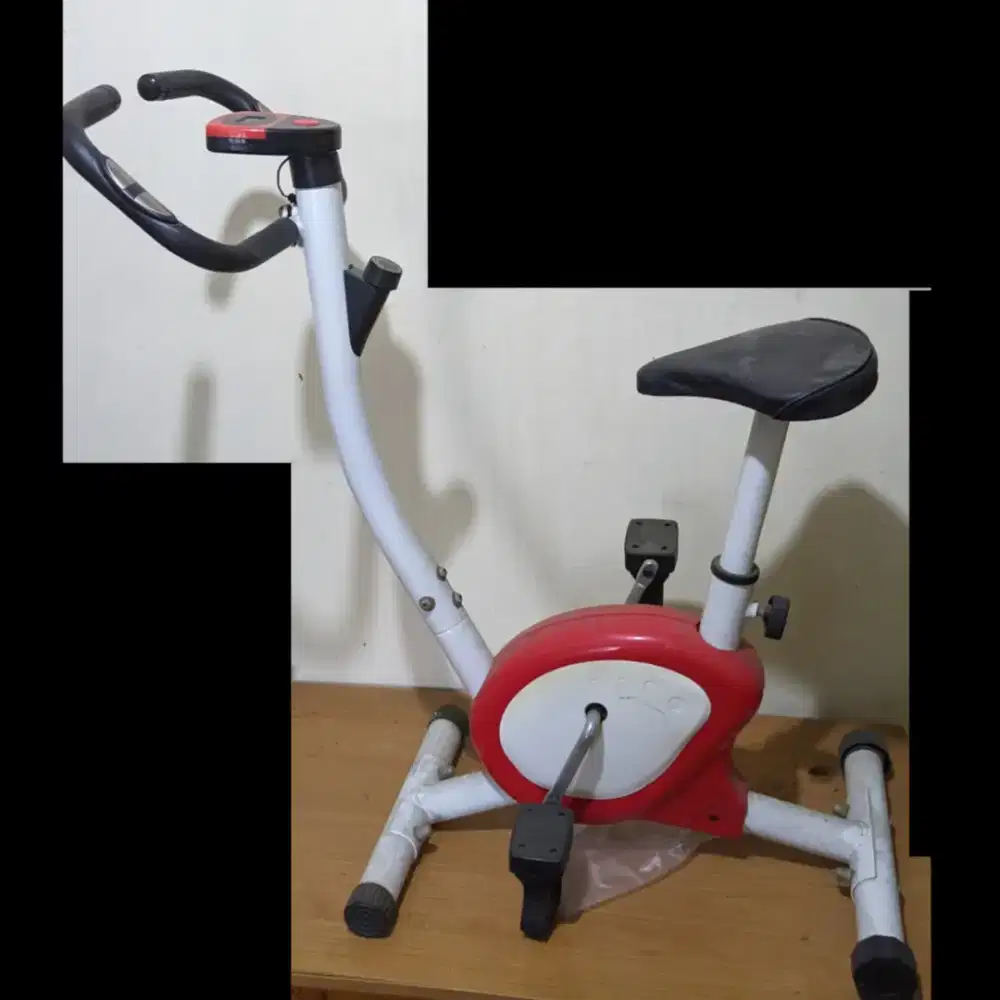 Sepeda statis fitness indoor ringan portable