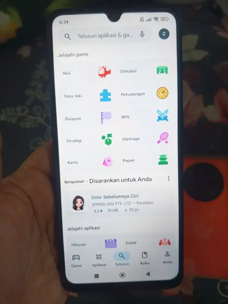 POCO 75 RAM 6/128  FULLSET LIKE NEW BANGET GARANSI 11 BULAN NETT