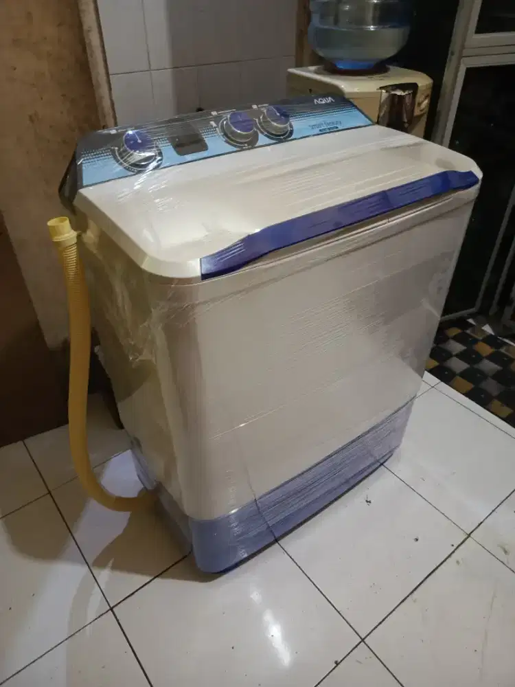 MESIN CUCI MERK AQUA MULUS KAP 8KG NORMAL SIAP PAKAI