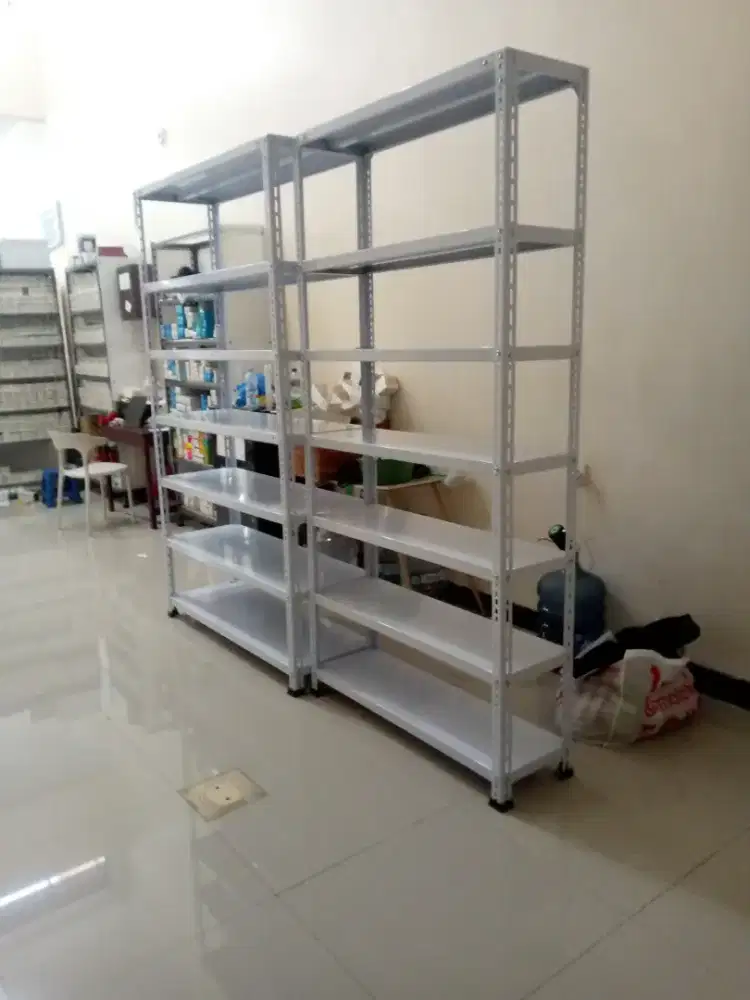 Rak siku lubang & rak minimarket