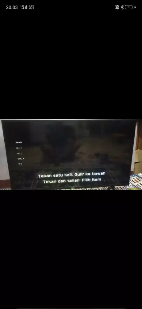 Dibeli tv led rusak minus eror