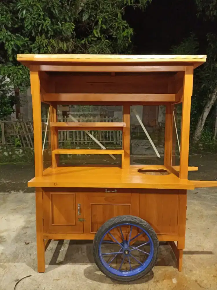 Sedia Gerobak Angkringan, Bakso Mie Ayam, Bubur, Sate, Soto, Pecel dll