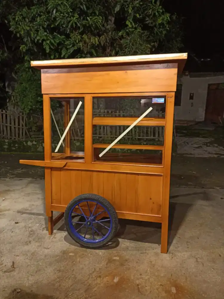 Sedia Gerobak Angkringan, Bakso Mie Ayam, Bubur, Sate, Soto, Pecel dll