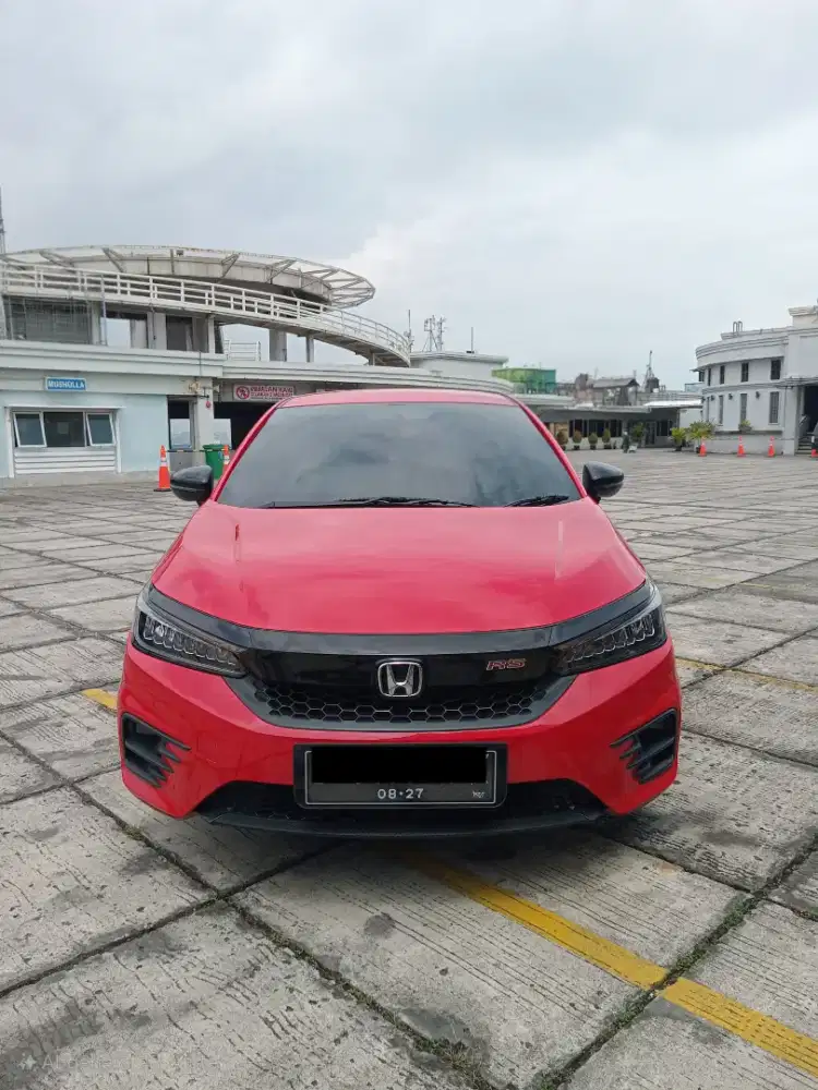 DP Rp. 0,- CITY RS Hatchback CVT MATIC AT 2022 MERAH KM.30RB DP. NOL.