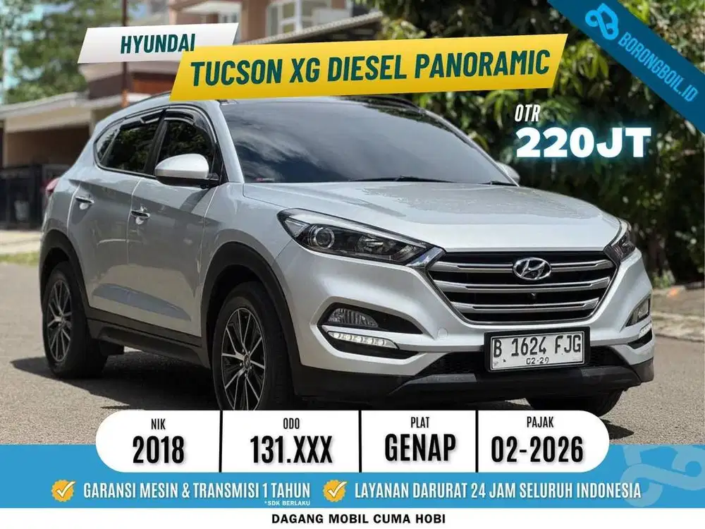 HYUNDAI TUCSON XG DIESEL AT 2018 SIAP PAKAI