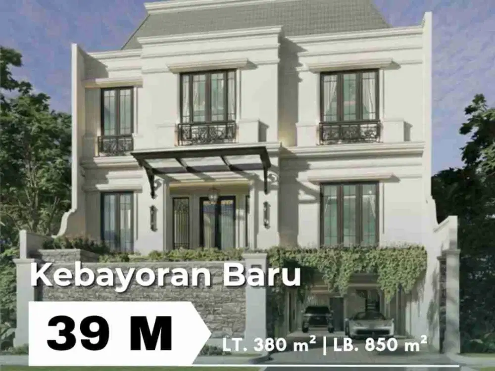 Jual Rumah Kebayoran Baru Jakarta Selatan 2 Lantai 4+1 BR