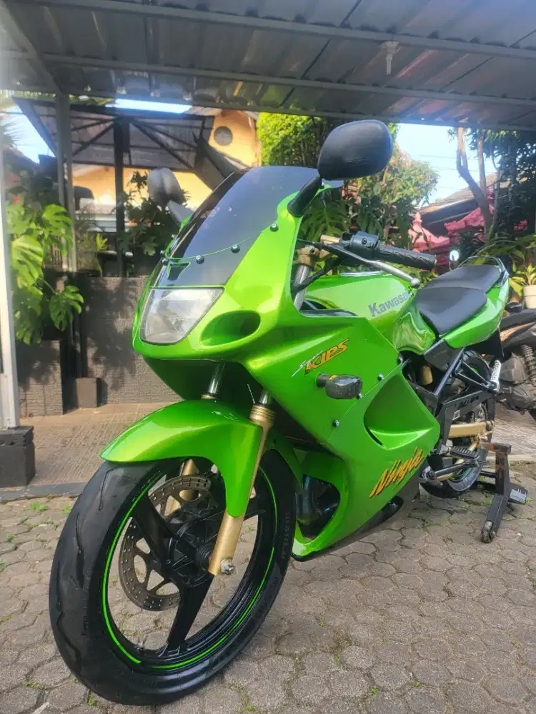 Kawasaki Ninja KRR 150 CBU 2004 Hijau Pajak Baru Good Condition
