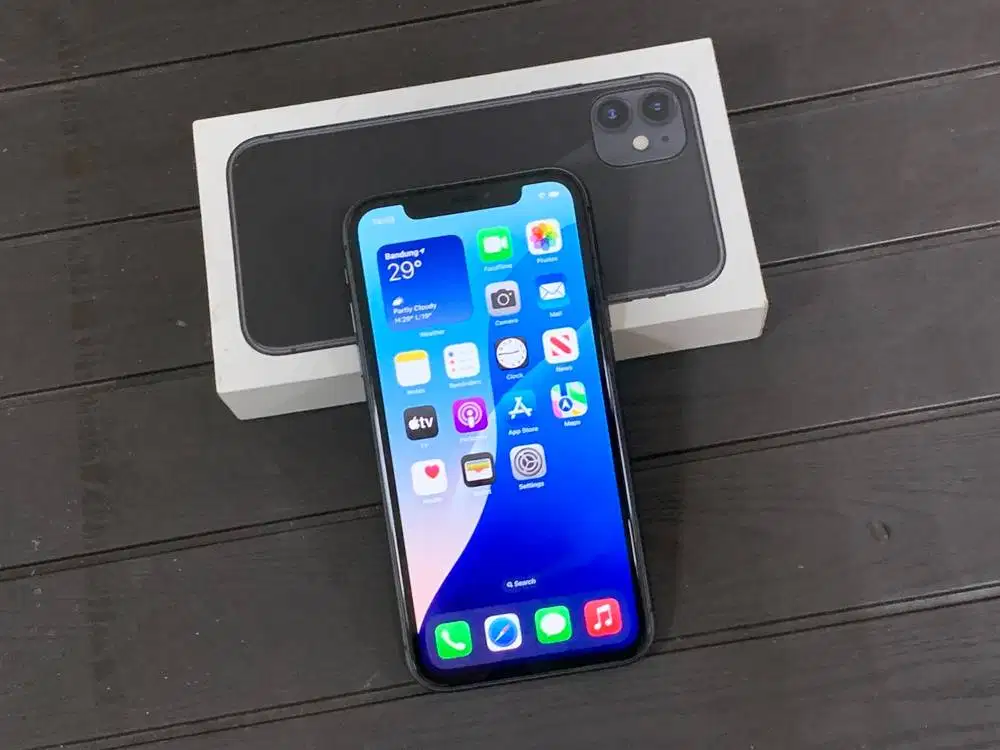 iPhone 11 128gb Black Bea Cukai Setara iBox Fullset