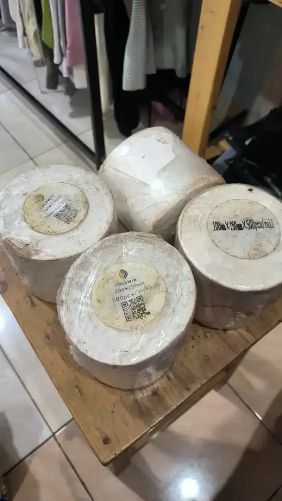 Kertas Resi Reject Kotor Bekas 10x15 A6 500pcs Thermal Online