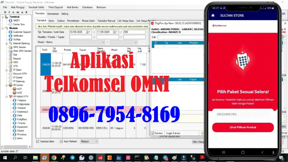 Server Pulsa Baru Bergaransi Bisa request Fitur