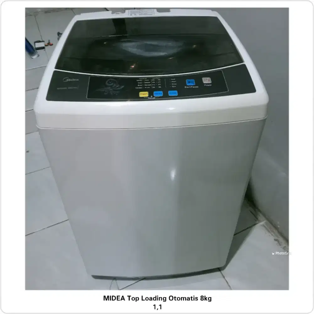Mesin cuci 1 tabung top loading otomatis