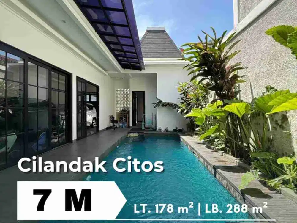 Jual Rumah Cilandak Jakarta Selatan - 4+1 Kamar Tidur Unfurnished