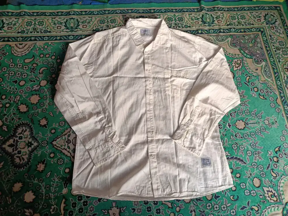 Kemeja Putih Cosmic Original Size XXL Baju Putih Hem Pria Baju Murah