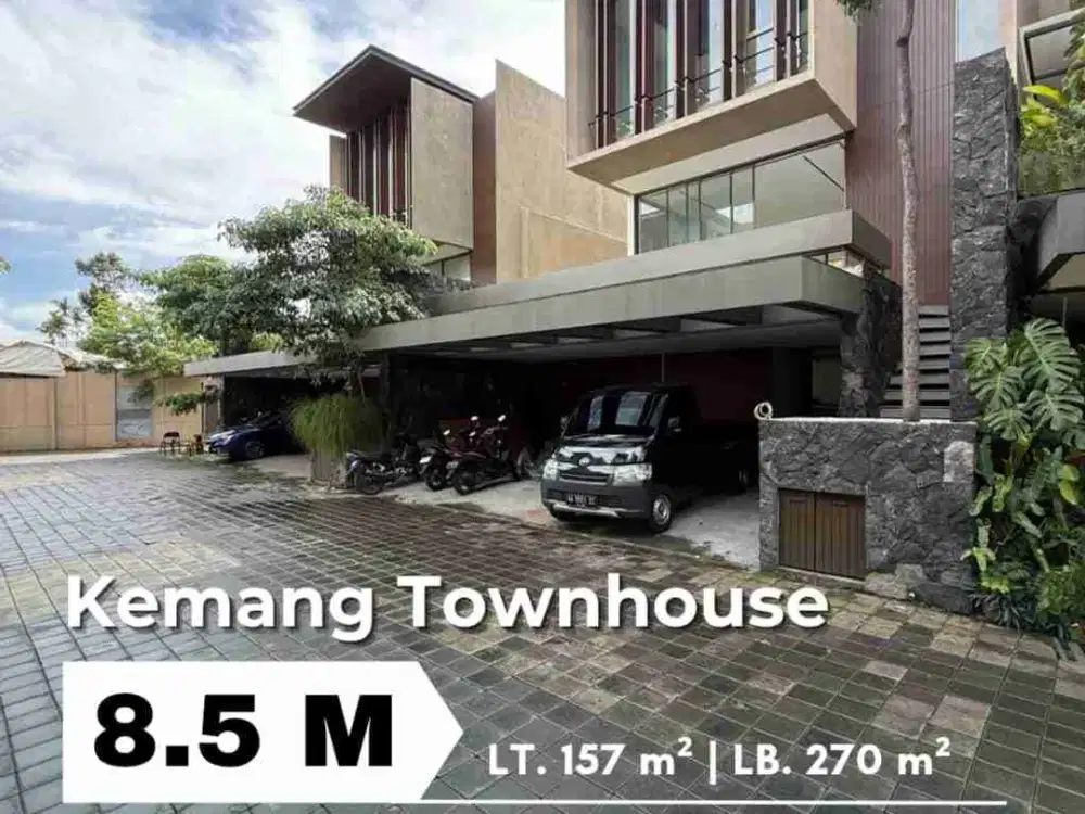 Jual Rumah Kemang Townhouse Jakarta Selatan - 4+1 Kamar Tidur Unfurnished