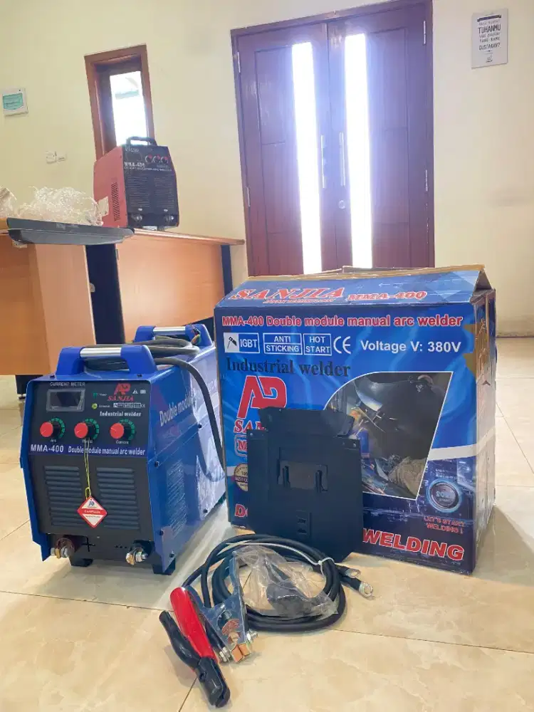 MESIN LAS MMA 400A AP SANJIA 3 PHASE LAS LISTRIK INVERTER SMAW STIK