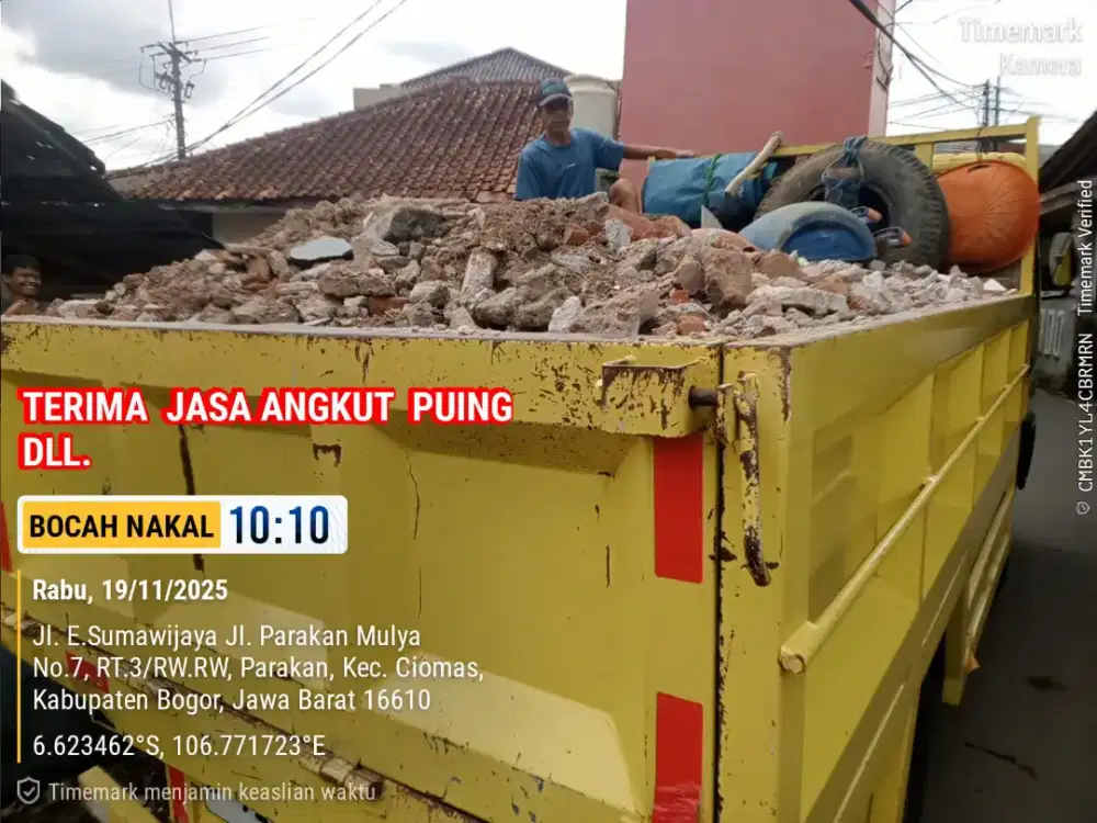 Jasa angkut puing&sampah