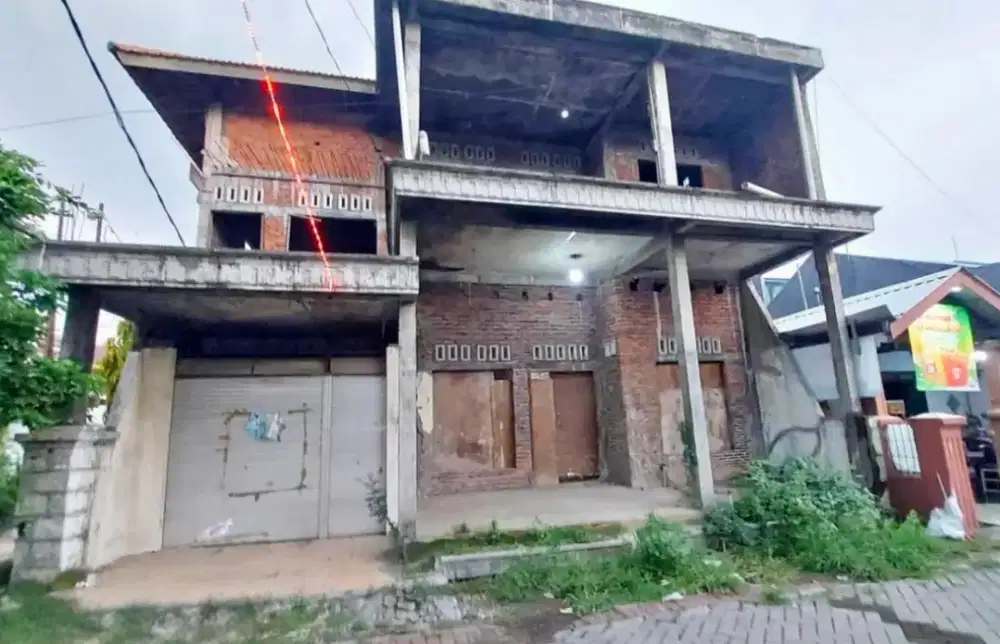 ‼️Hitung Tanah‼️Rumah stengah jadi di Pondok jati - Kahuripan Nirwana
