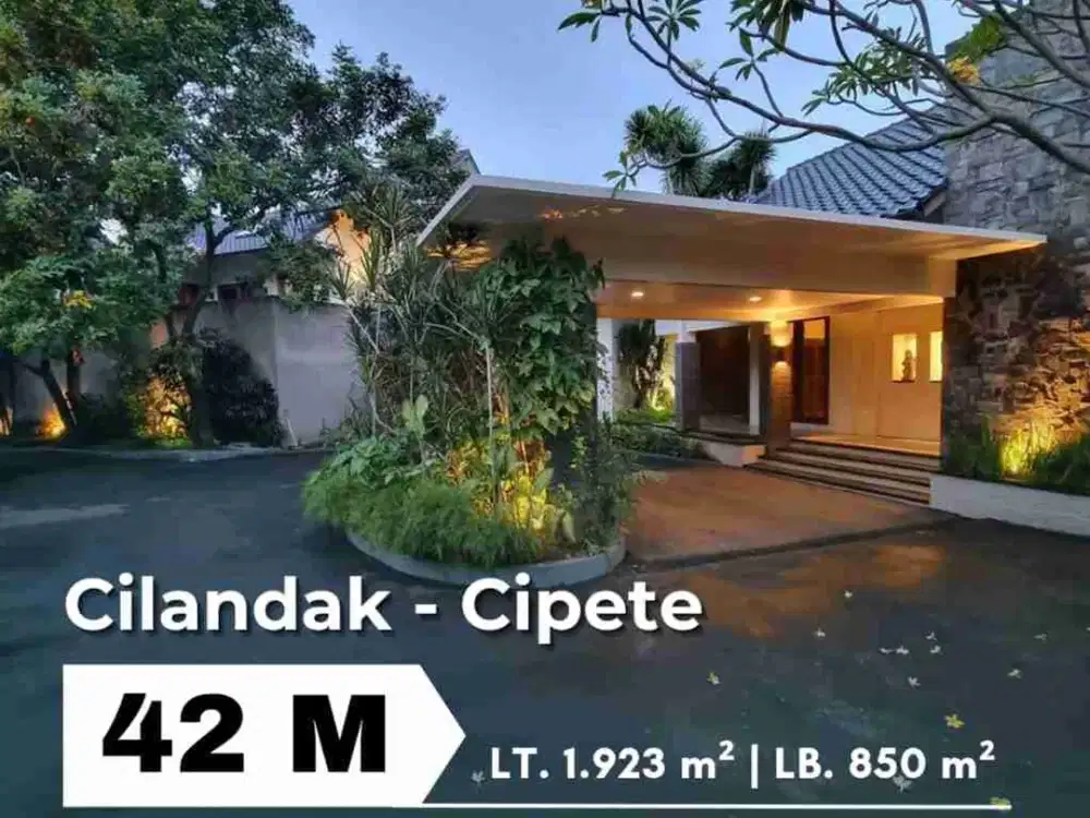 Jual Rumah Cilandak Cipete Jakarta Selatan 4+1 BR