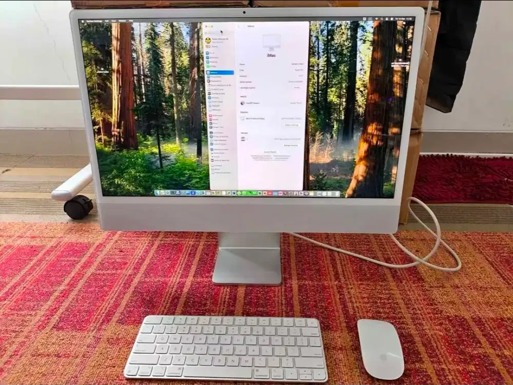 Imac Slim 24 Inchi 2021 second Fullset