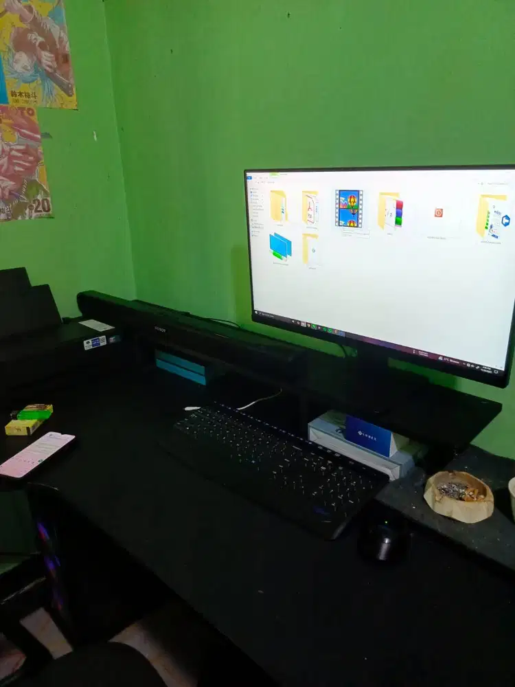 Jual PC Gaming AMD Ryzen 5 + Monitor 24inch (SECOND) (NEGO)