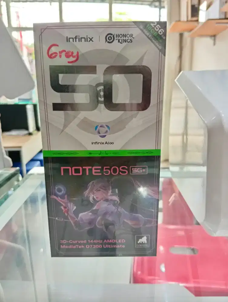 3JTA'AN INFINIX NOTE 50S 5G, RAM 8GB ROM 256GB, AMOLED, DIMENSITY 7300