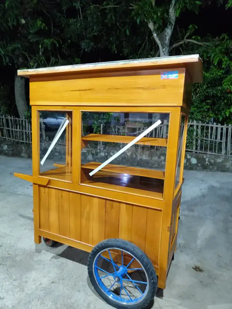 Jual Gerobak Angkringan,Bakso,Mie Ayam,Bubur,Roti BakardlL.Free ongkir