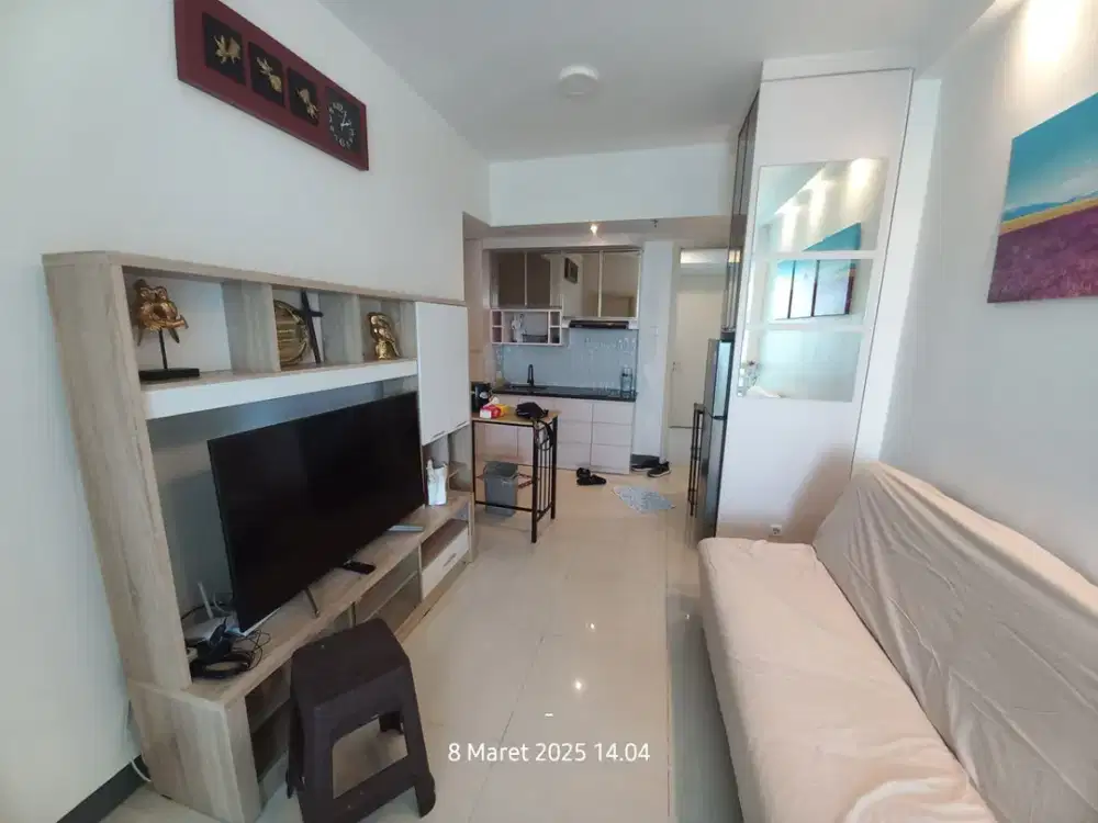 Dijual apartemen Benson 2BR dijadikan 1 BR + ruang tamu 1,1 M