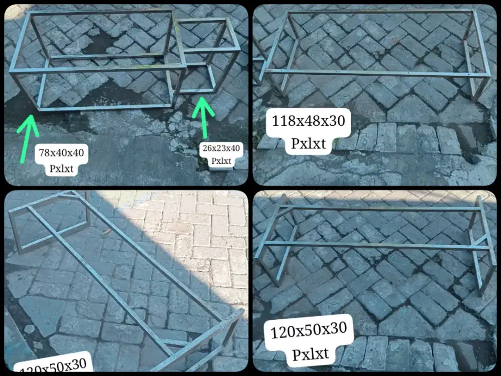 Rangka stainless 100rb an