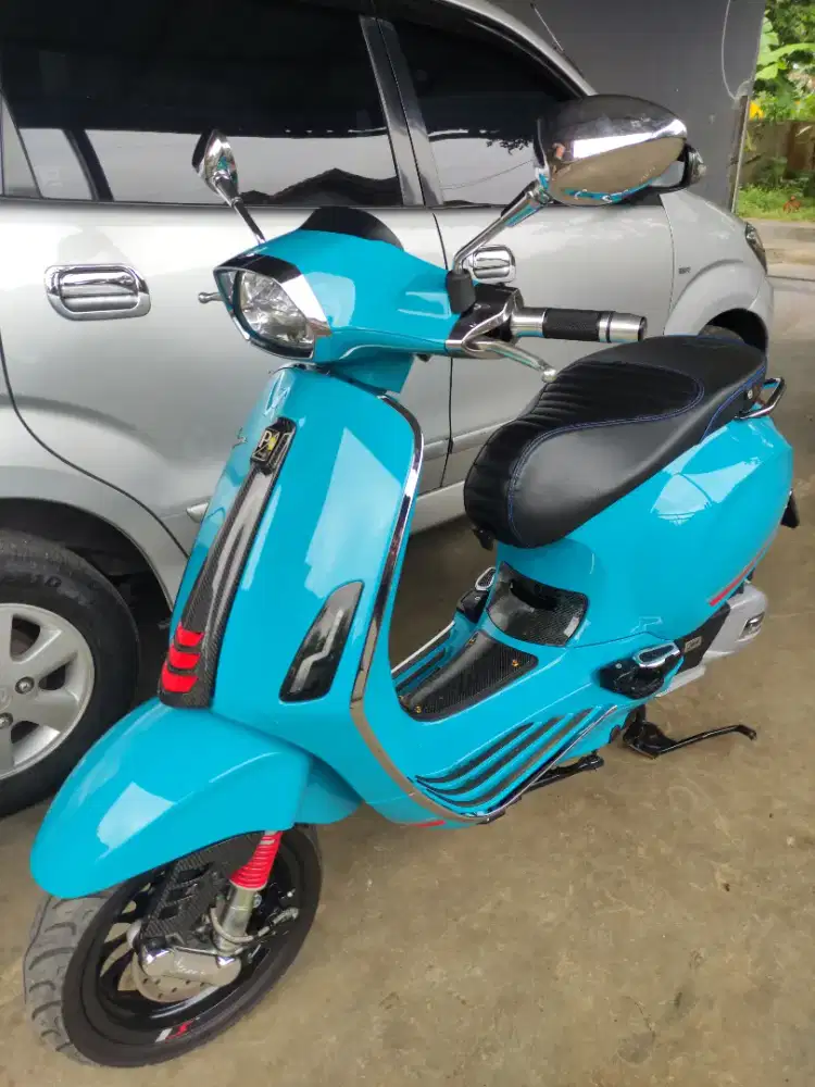 VESPA SPRINT S BLUE AUDACE KM 1 RIBUAN