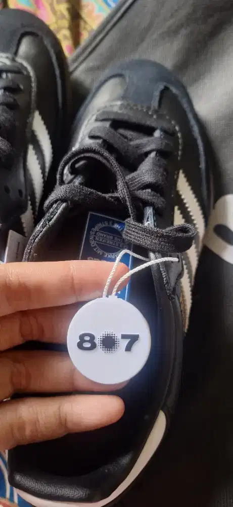 ORI 1000 % AUTHENTIC SAMBA OG BLACK WHITE SIZE 36 No box aj nego tipis