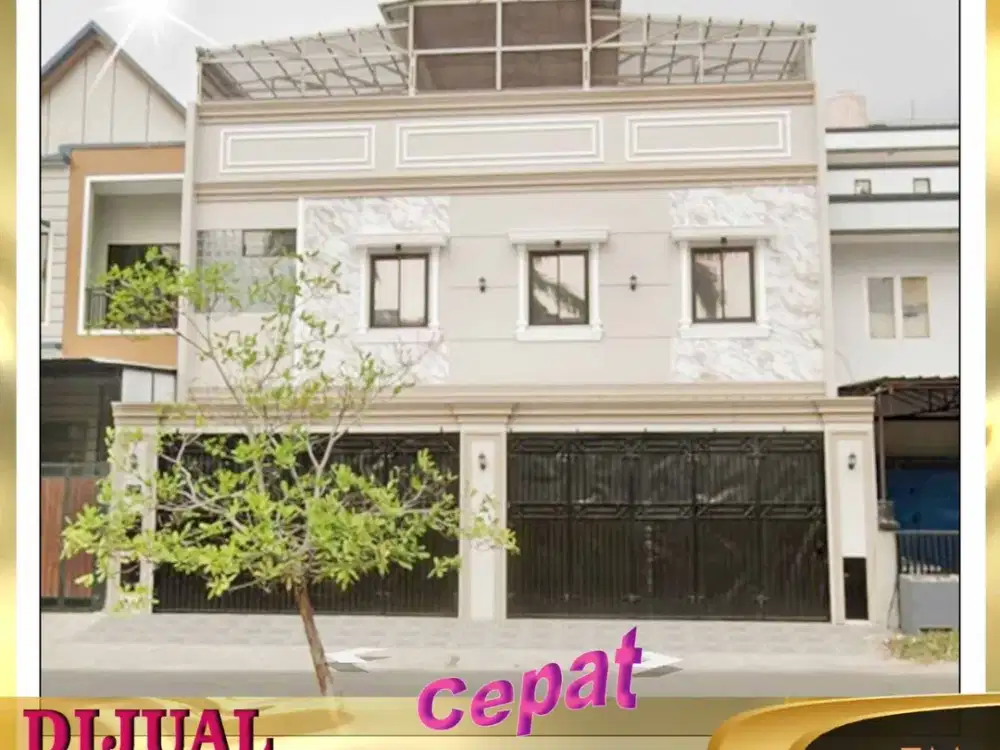 DIJUAL MURAH RUMAH 12 X 22 3 LANTAI DI PURI GARDENA CENGKARENG JAKARTA BARAT