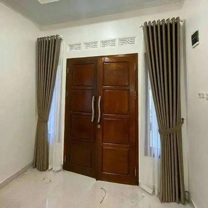 Jual Gorden Blackout Pasang Skat Klinik Hordeng Pintu Gordyn Vitrase