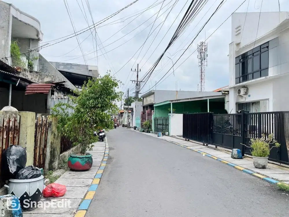 Murah tnh (217m2) jln utama Ploso