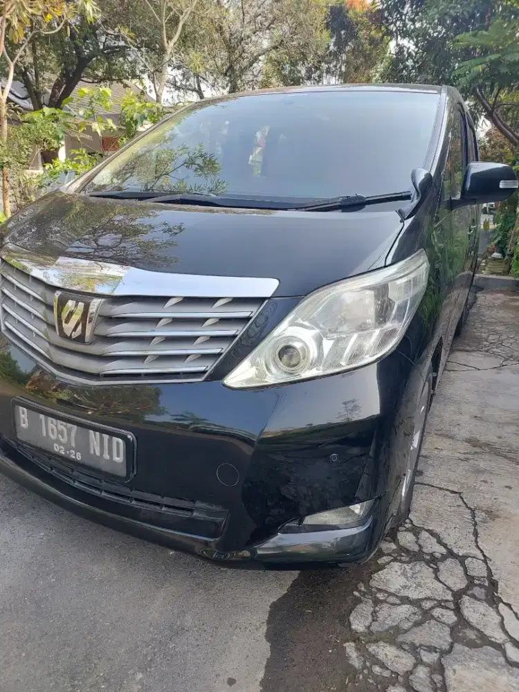Alphard 2.4 G CBU 2011 km 105 rb