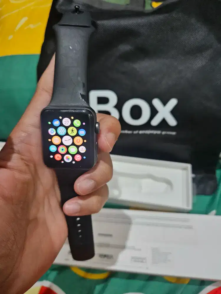 Apple watch seri 3 42mm space grey ex IBOX