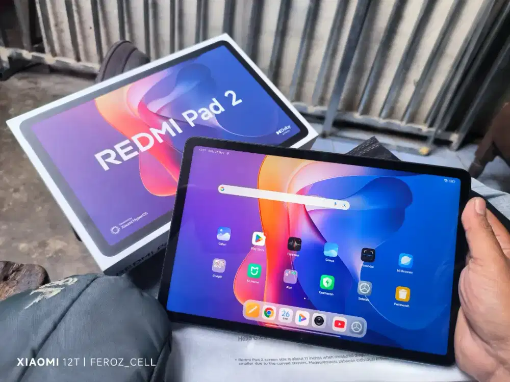 Redmi Pad 2 Helio G100 11.2inchi Batre 9000Mah Istimewah boskuh