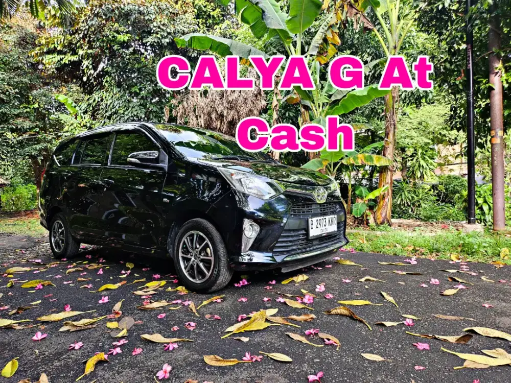 CASH TOYOTA CALYA G AT 2018 mulus terawat e sigra apik