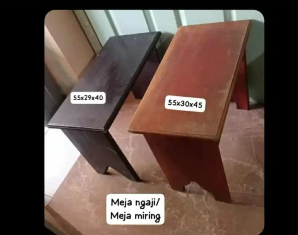 Meja ngaji meja miring 25rbperbiji