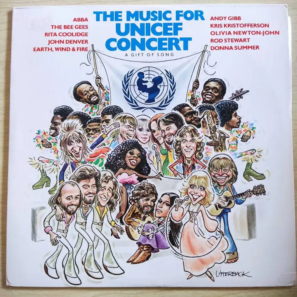 MUSIC FOR UNICEF CONCERT - A Gift of Song - Vinyl LP Various Artists