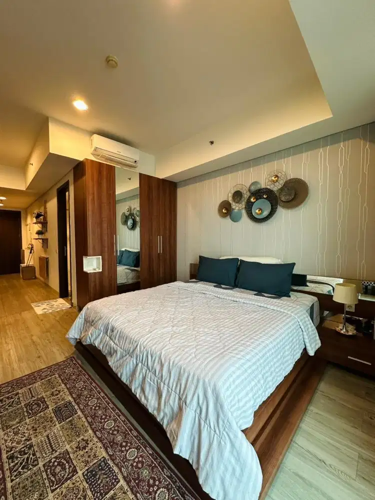 DISEWAKAN UNIT STUDIO SIZE 38m2 FULL FURNISHED TANPA BALKON