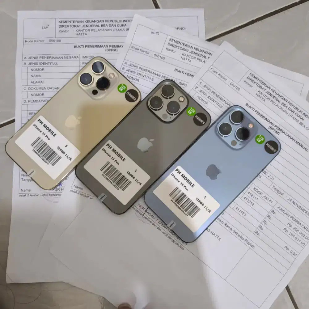 BEACUKAI IPHONE 13 PRO 128GB