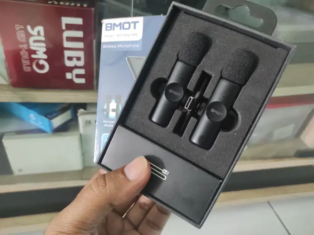 Mic wireless untuk hp android type C dual mic