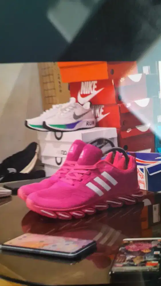 Adidas running woman