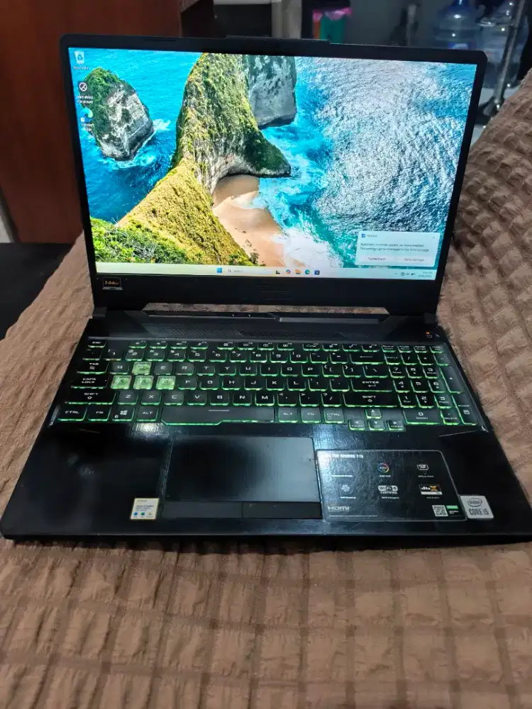 ASUS TUF GAMING F15 Core i5 10300H,Ram 16gb ,SSD 512GB GTX 1640, Mulus