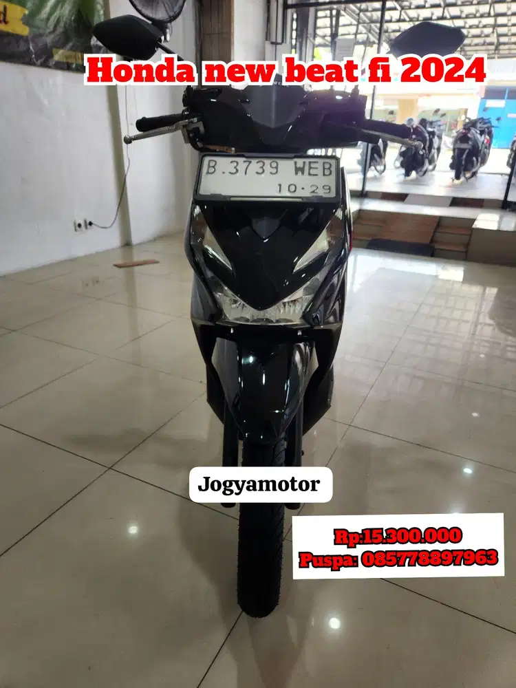 (B) honda new beat tahun 2024 cash credit